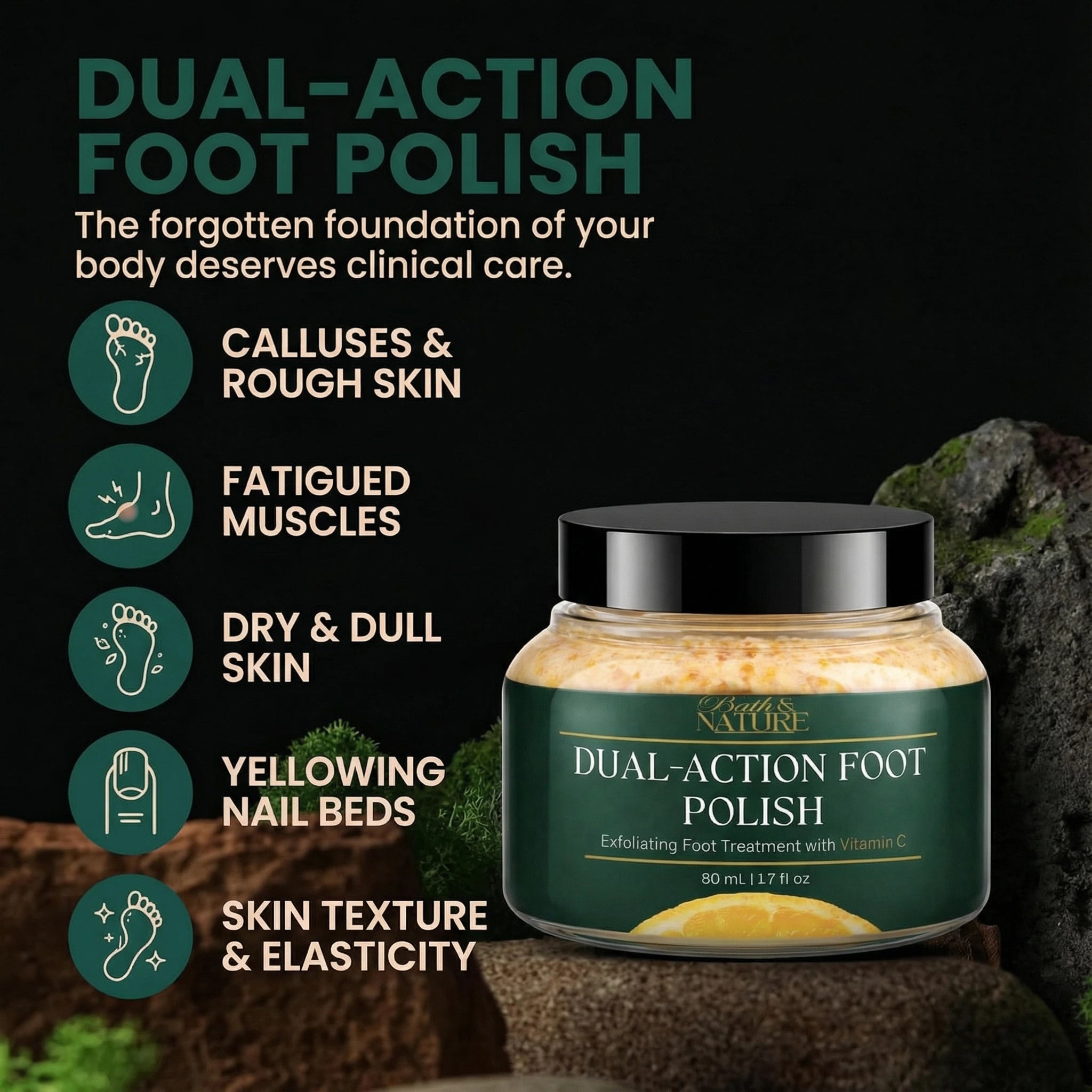 Dual-Action Foot Polish
