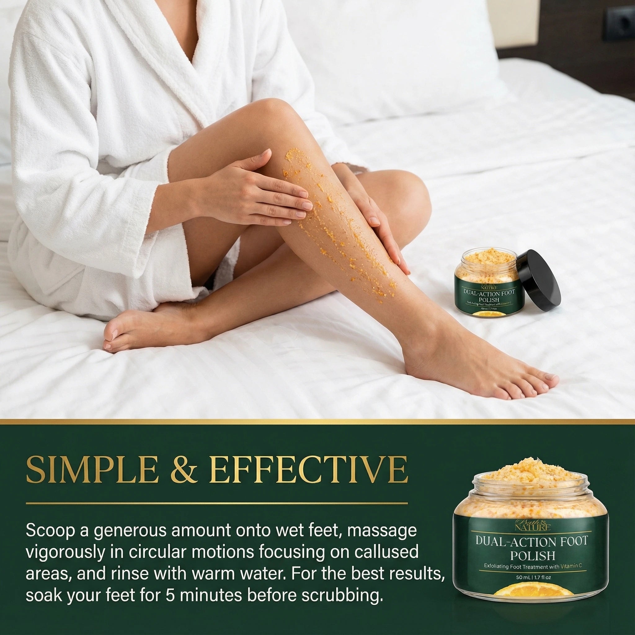 Dual-Action Foot Polish