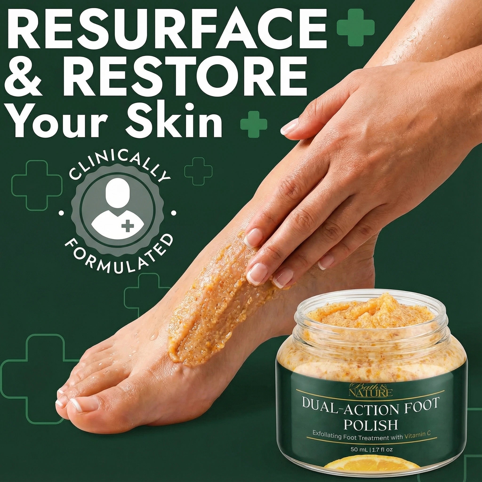 Dual-Action Foot Polish